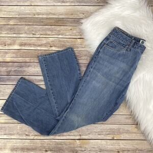 Gap Women's Bootcut Jeans Size 6 100% Cotton Mid Rise Medium Wash Zipper Fly Y2K